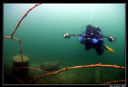 My Pal & Buddy Sven during an ice dive. We were diving wi... by Daniel Strub 